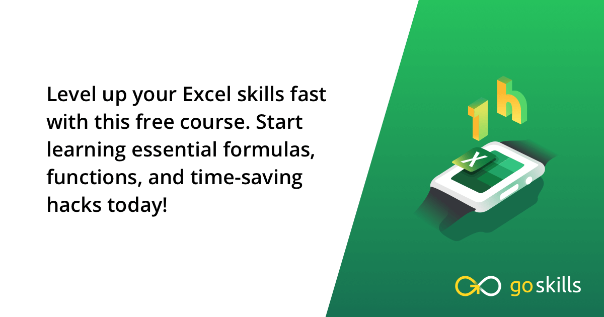 Free Excel Crash Course | Learn Excel in an Hour | GoSkills