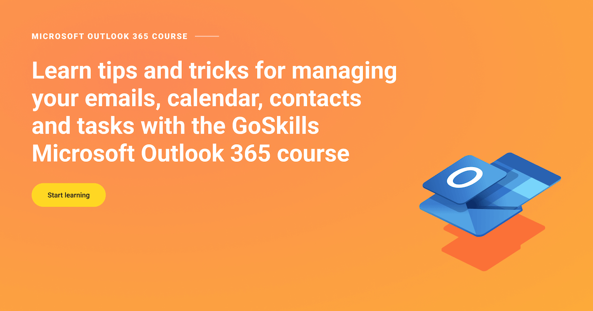 Microsoft Outlook 365 | Online Training Course | GoSkills